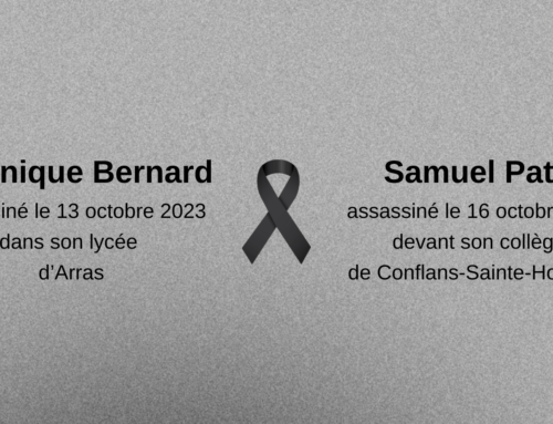 lundi 14 octobre 2024 : Hommage à Samuel Paty et Dominique Bernard