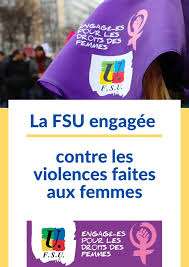 La FSU engagée contre les violences faites aux femmes