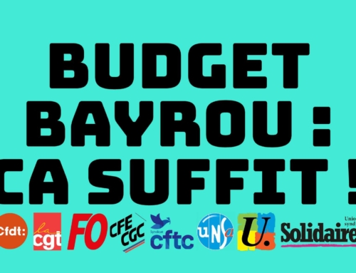 Budget Bayrou ça suffit