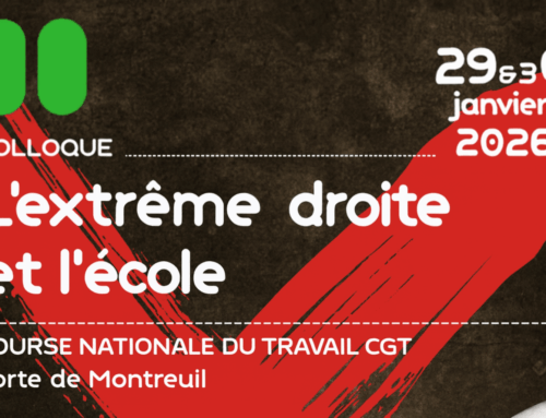 Colloque L’extrême droite et l’école